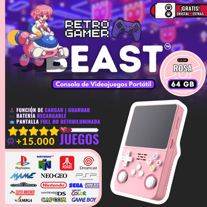 RetroGamer® BEAST. Portable video game console.