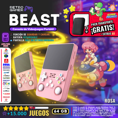 RetroGamer® BEAST. Portable video game console.